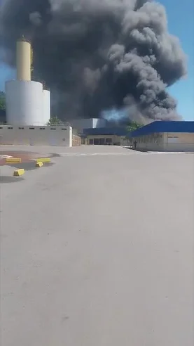 Incêndio na JBS em Passo Fundo